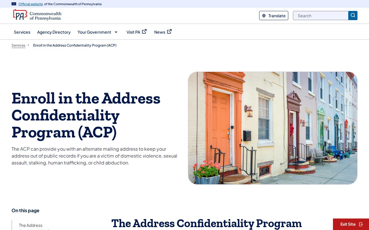 Springettsbury Township residents directory address confidentiality program